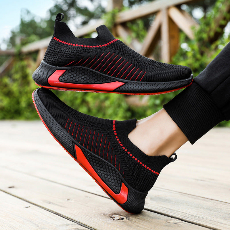 Breathable Casual Flying Woven Sports Shoes for All Seasons