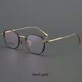 KatKani Retro Round Pure Titanium Mens Glasses Frame